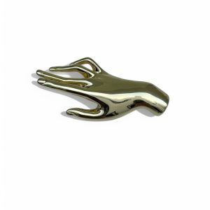 Broche Mano Dorada