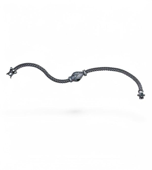 Pulsera Vibora Plateada
