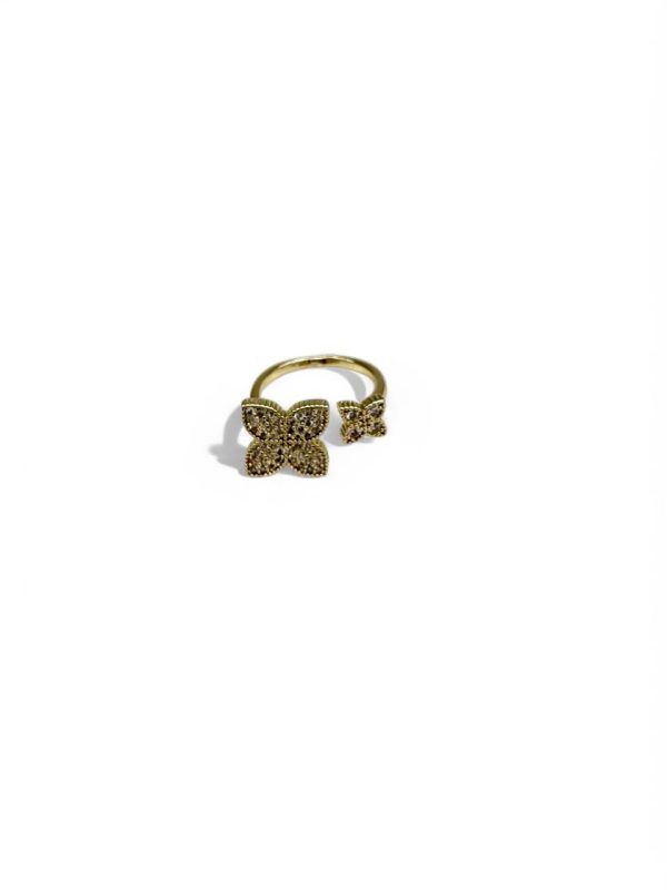 Anillo Flor Doble