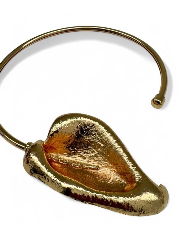 Collar Anturio Dorado - Imagen 2