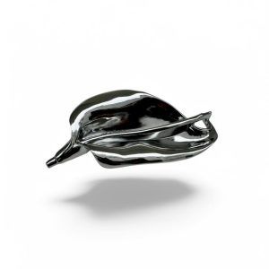 Broche Anturio Plateado