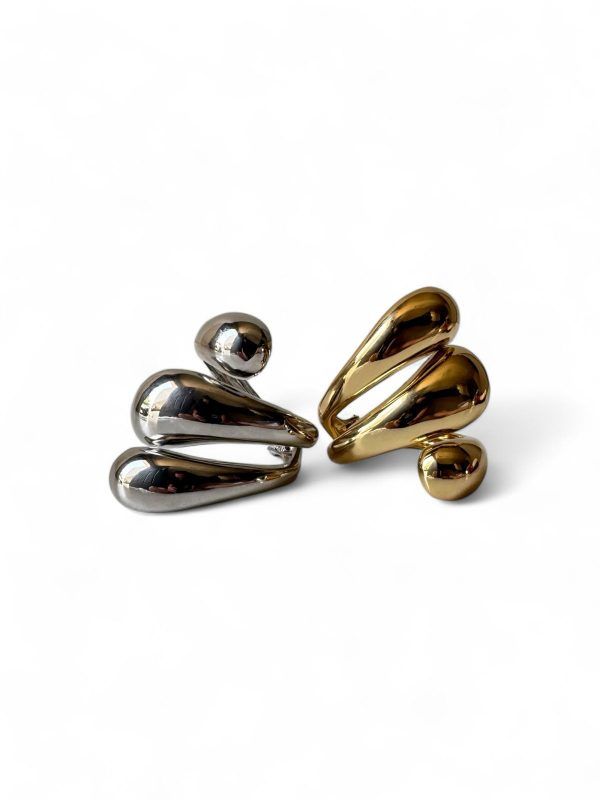 Pulsera Curvas Big Dorada - Imagen 3