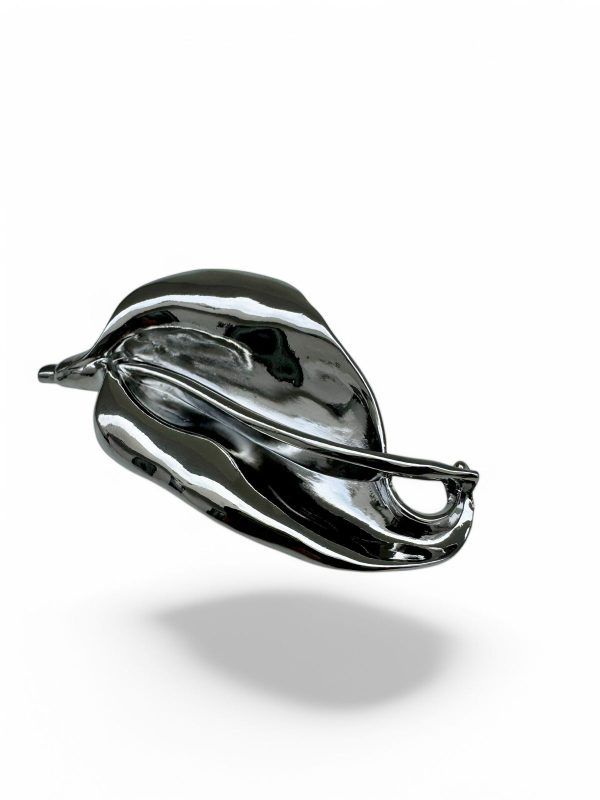 Broche Anturio Plateado - Imagen 2