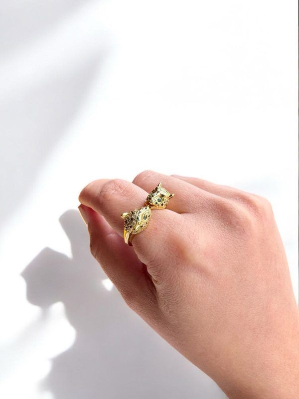Anillo Pantera Doble - Imagen 2