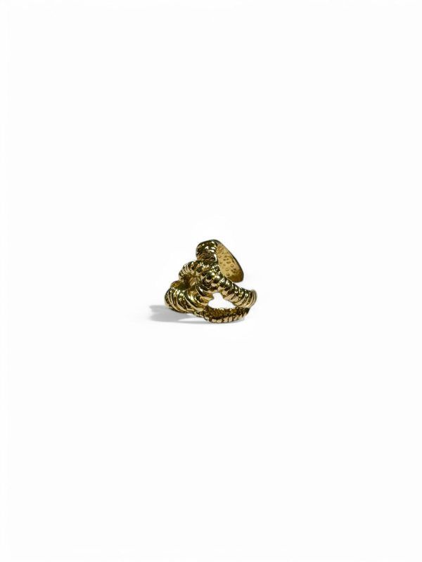 Anillo Chunky Dorado - Imagen 2