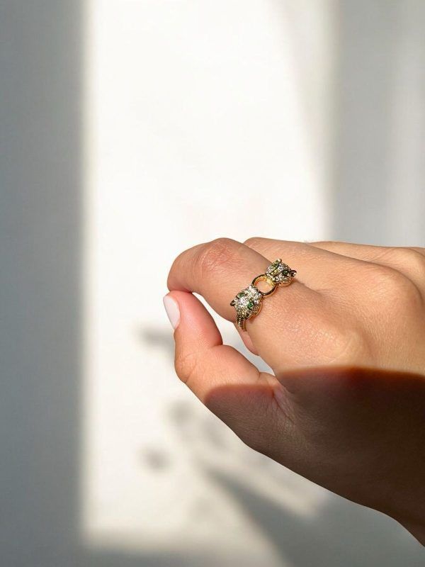 Anillo Pantera Doble
