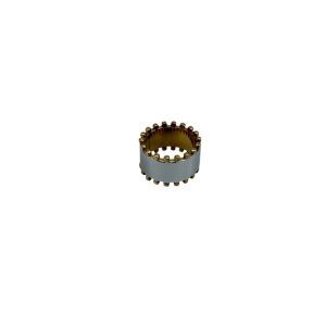Anillo vintage con cuentas dobles
