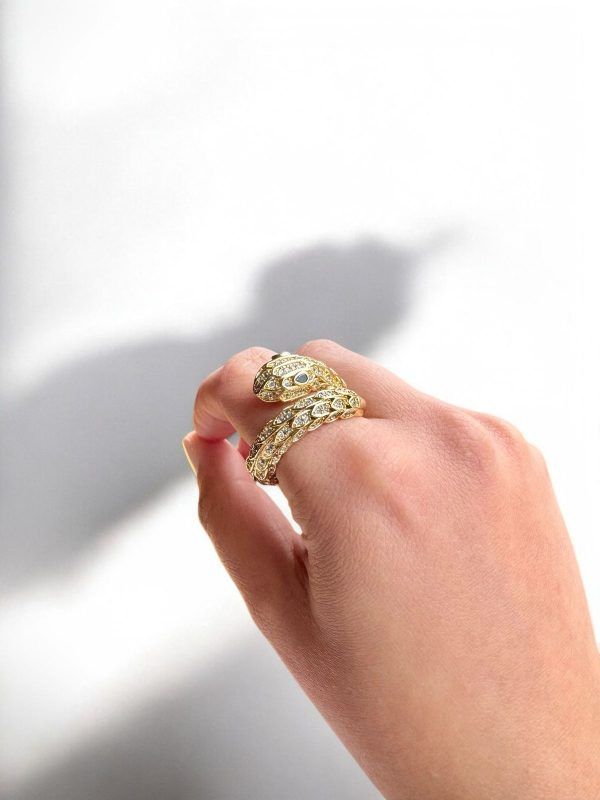 Anillo Vibora Dorada - Imagen 2