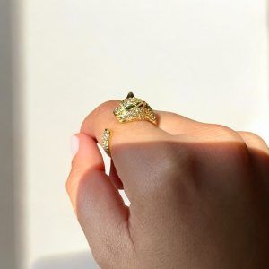 Anillo Pantera Dorado
