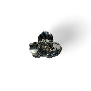 Anillo Flor Plateado
