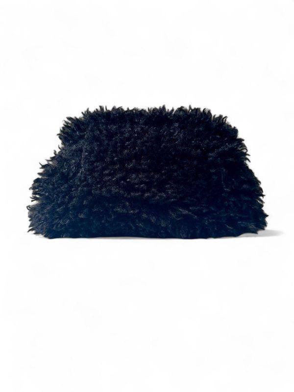 Bolso Peluche Negro
