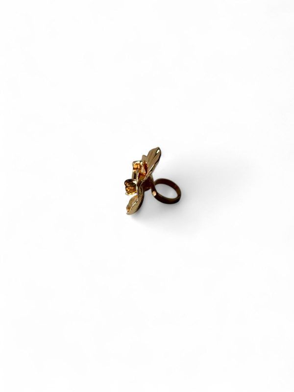 Anillo Flor Dorada - Imagen 2