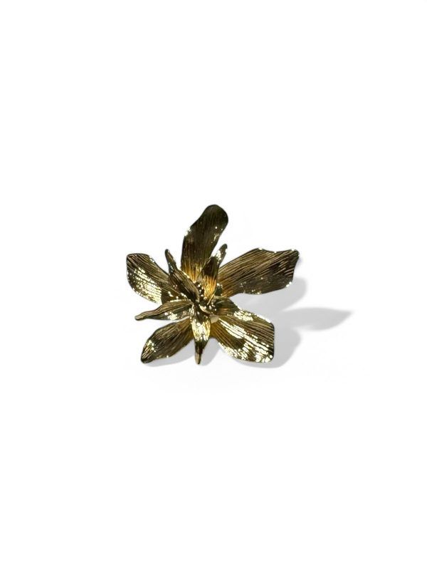 Anillo Flor Dorada