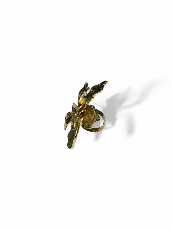 Anillo Flor Dorada - Imagen 3