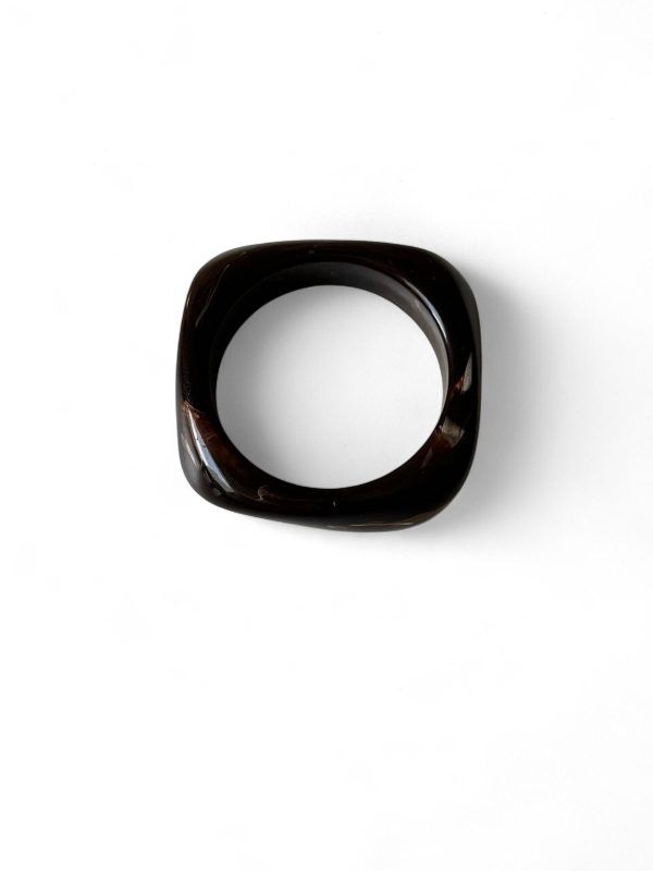 Pulsera Acrilico Cafe - Imagen 3