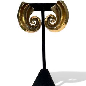 Aretes Caracol Dorados