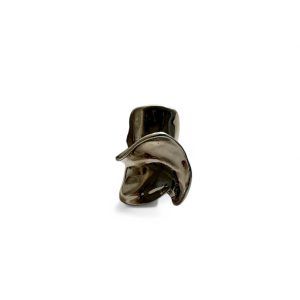 Anillo Irregular Plateado