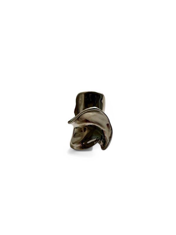 Anillo Irregular Plateado