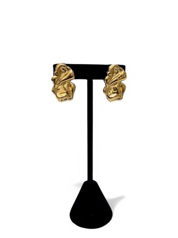 Aretes Irregulares Dorados
