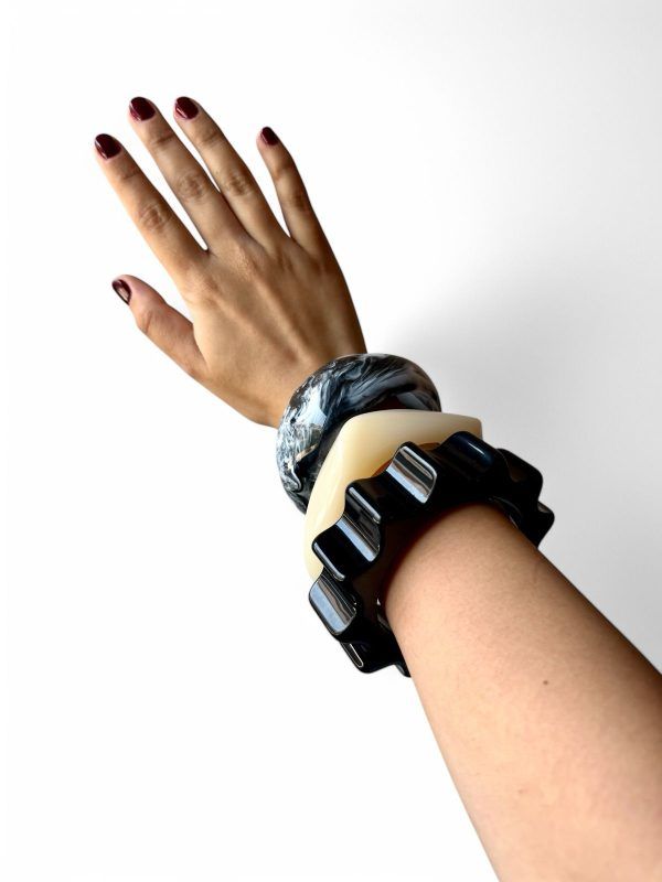 Pulsera Acrilico Blanca - Imagen 4