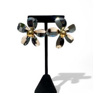 Flores Platedas con Dorado