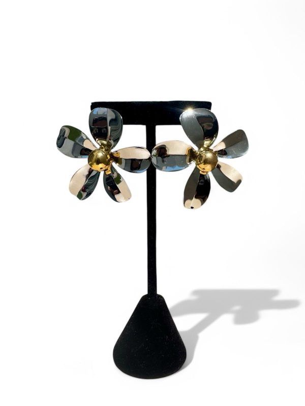 Flores Platedas con Dorado