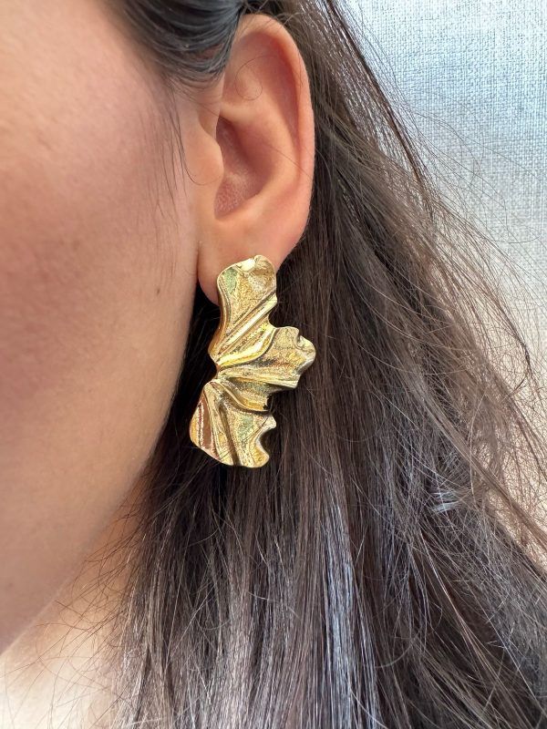 Aretes Flor Media Mini - Imagen 2