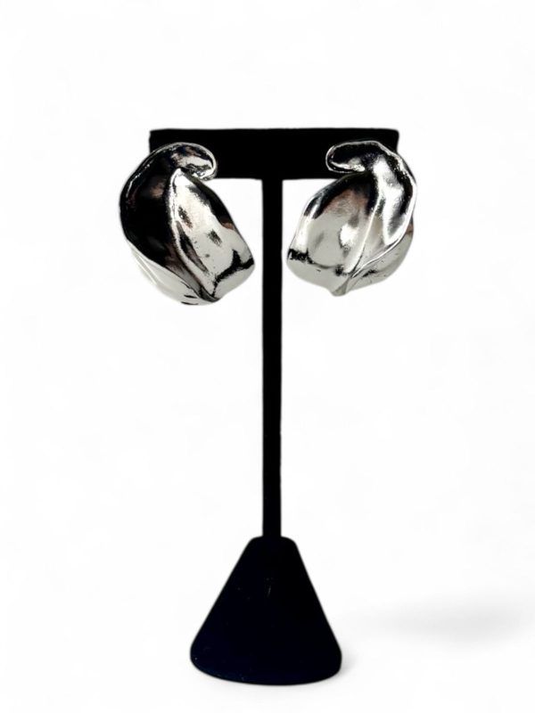 Aretes Gajo Plateados