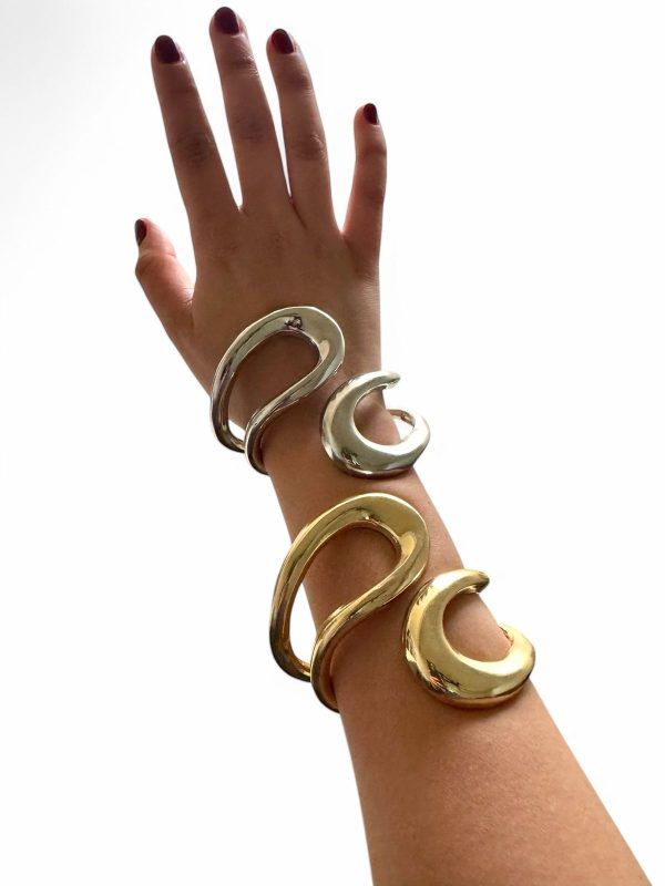 Pulsera doble Plateada - Imagen 5