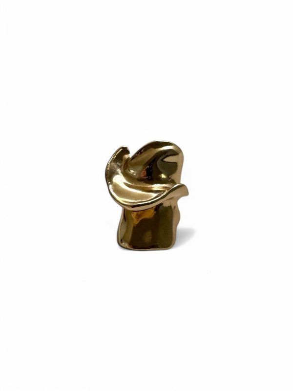 Anillo Irregular Dorado