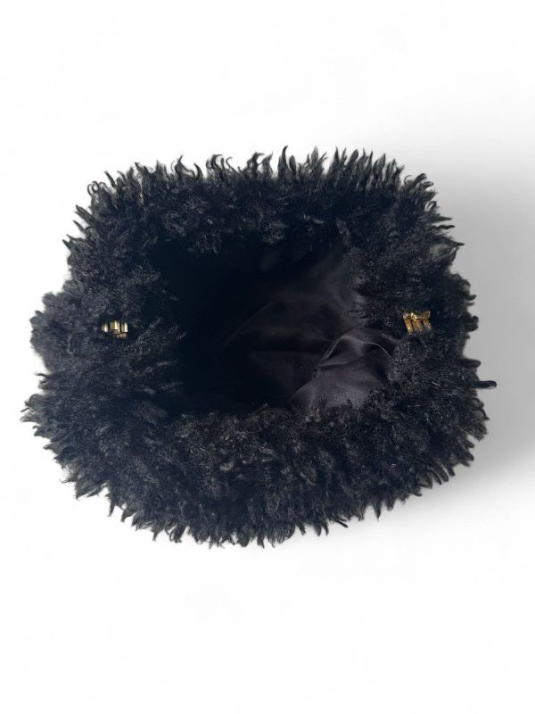 Bolso Peluche Negro - Imagen 2