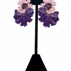 Flores Moradas Brillosas