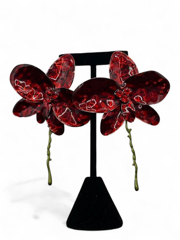 Flores Rojas con tallo