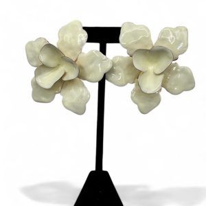 Flores Blancas Brillosas