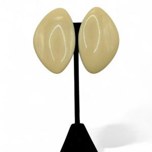 Aretes Acrilico Blanco