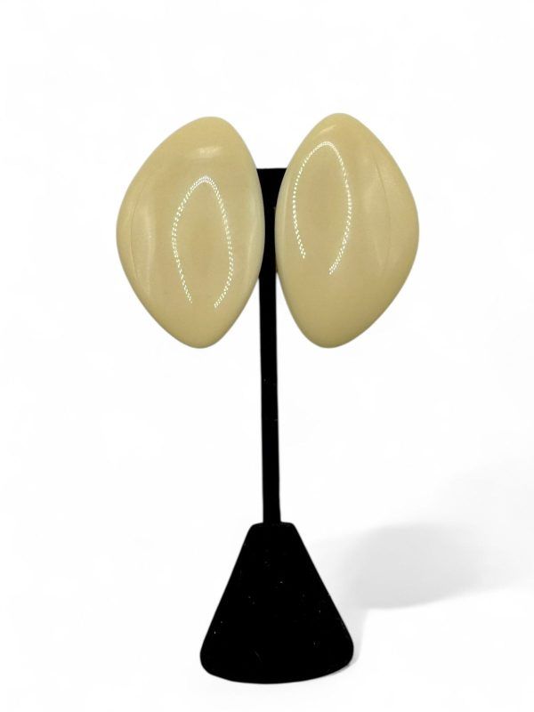 Aretes Acrilico Blanco